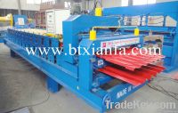 Double deck glazed tile roll forming machine