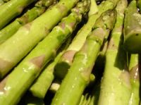 Asparagus in water