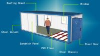 flat packed Prefab container house