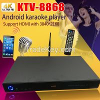 KTV-8868 Android 4 CORE&4K resolution HDD karaoke player , Select songs