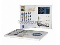 LCD Video Greeting Card Booklet Brochure for Advertising