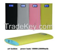 Portable mobile power bank 12000mAh external power bank from China