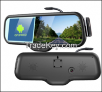 Special 5 inch Capactive GPS Navigation Car Rear Mirror DVR Recorder FM AV 8GB MP3