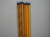 PVC coated wooden broom handles