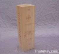 Wooden wine boxes