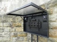 Floor Standing Outdoor LCD waterproof tv all weather Enclosure
