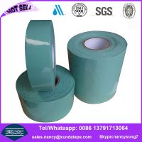 viscoelastic adhesive tape wrapping for underground flange