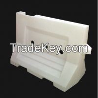 Waterfilled plastic barrier and plastic hoarding rotational moulding