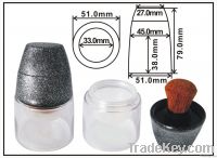 shiny cosmetic loose powder case CLP-042