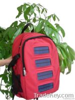 fashionable practical functionally traveling solar backpack for laptop