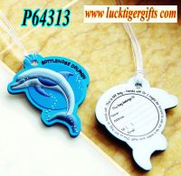 3D plastic luggage tag, travel tag, baggage tag P64313