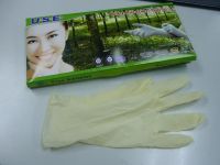 Latex examination lightly powdered glove