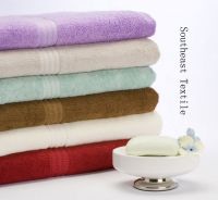 100% cotton plain Dyed bath towel