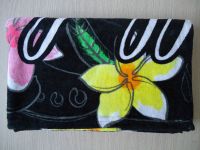 100% cotton recreative printed beach  towel