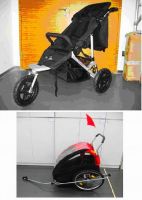 Two function Bicycle trailer& baby stroller