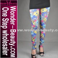 Color Flower Leggings