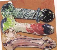 Glass hand pipe