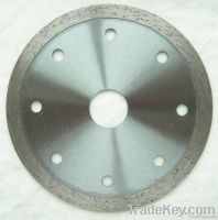 Diamond saw blade continuous rim