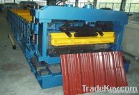 Roof tile forming machine