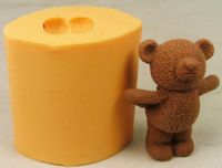 Nicole silicone rubber teddy bear soap molds