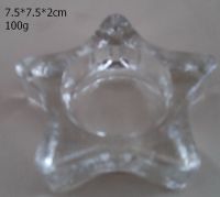 clear five-star candle holder 2