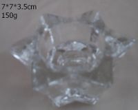 clear flower candle holder 2
