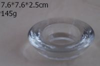 clear flat candle holder 3