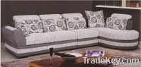 Europ morden style fabric, leather sofa for living room