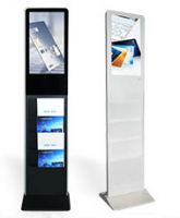 21.5 inch LCD advertising display with brochure holder