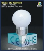 led global light RX-E27-6*0.5W-SMD