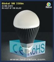 led global lights RX-E27-5W-GL02