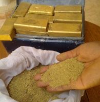 Gold Bar And Gold dust