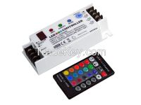 RGB led controller led dimmer IR Remote and Key-pressing control DC12/24V 180W/360W 20Colors changing