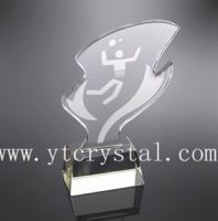 crystal trophy