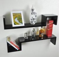 wall rack/wall shelf/wood shelf/S shape shelf