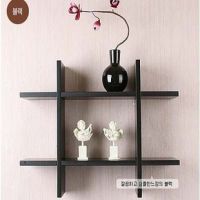 wall shelf/wooden display/well shape shelf