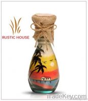 Rustic House glass Sand Bottles