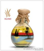Island Glass Sand Bottles