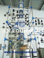 glass distillation unit for concentration of nitric acid