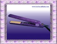 leopard 1"1/8" 100% pure ceramic hair straightener