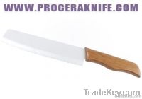 Ceramic knife with bamboo handle