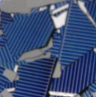 solar cell scrap, ic grader silicon, blue tape etc.