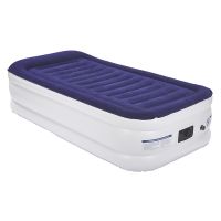 Luxury Queen Size Air Mattress Airbed With Built In Pump Raised Double High Queen Blow Up Bed For Home Camping Travel