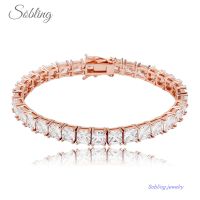 Sobling 6mm Cushion Tennis Bracelet High Quality Hip Hop Iced Out Bling Bling Cubic Zirconia Chain Jewery From China Jewelry Manufacturer