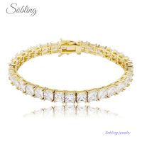 Sobling 6mm Cushion Tennis Bracelet High Quality Hip Hop Iced Out Bling Bling Cubic Zirconia Chain Jewery From China Jewelry Manufacturer