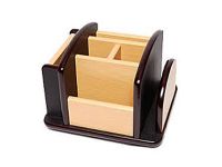 Wooden desktop accessories