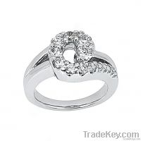1 Ct. Diamonds ring F VVS1 white gold anniversary ring