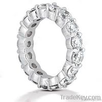 F VS1 diamond gold wedding band ring