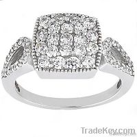 white diamonds gold ring new 1.20 Ct.beautiful diamond