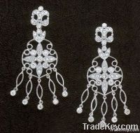 1.56 ct. DIAMOND CHANDELIER EARRING G SI1 diamonds